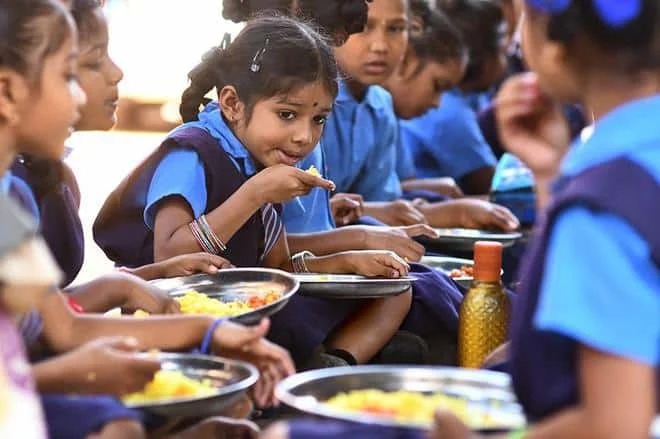 *Government Teachers Association demanded separate grant for desi ghee halwa in mid-day meal*